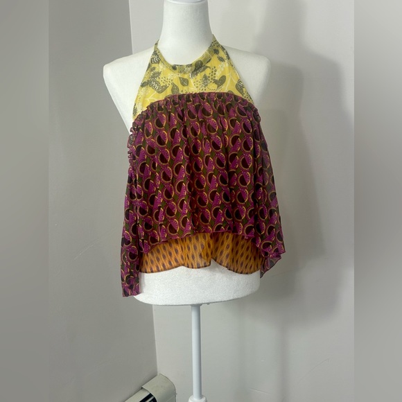 ZARA Printed Halter Top NWT - Picture 6 of 13